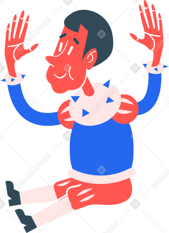 boy sitting Illustration in PNG, SVG