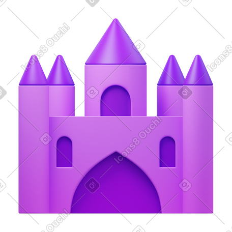 3D palace PNG, SVG