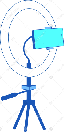 Anel de luz para selfie PNG, SVG