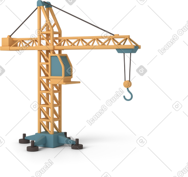 Tower crane PNG, SVG