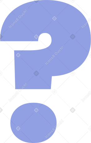 purple question Illustration in PNG, SVG