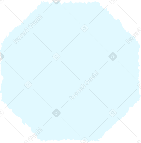 octagon blue PNG, SVG