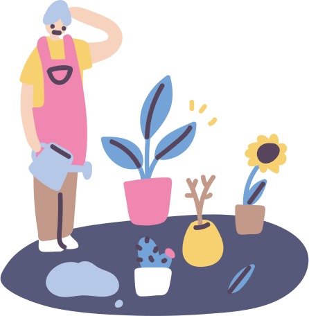 Plant growth, success! Illustration in PNG, SVG