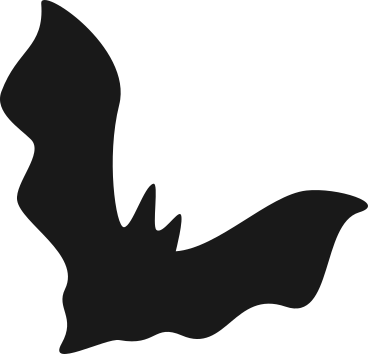 black bat PNG, SVG