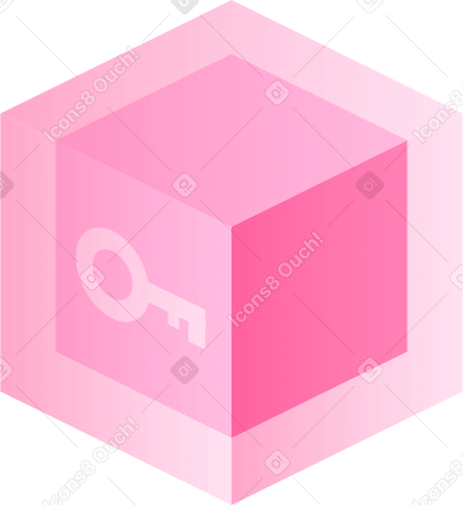 Icona della chiave del cubo PNG, SVG