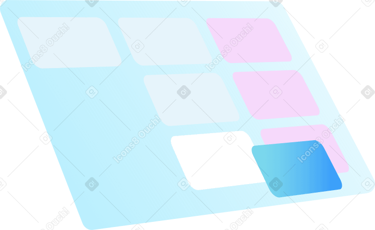 browser window with agile board PNG, SVG