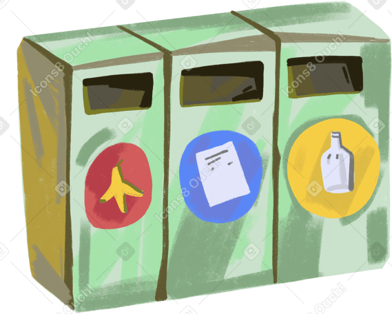 garbage container PNG, SVG