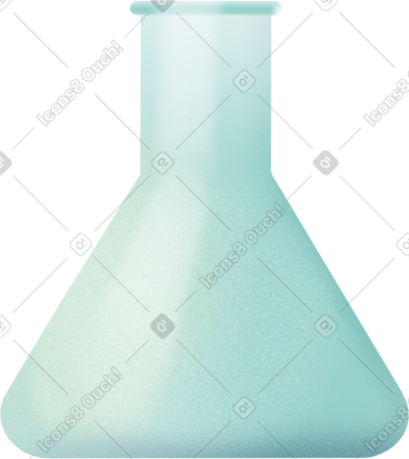 Glass flask PNG, SVG