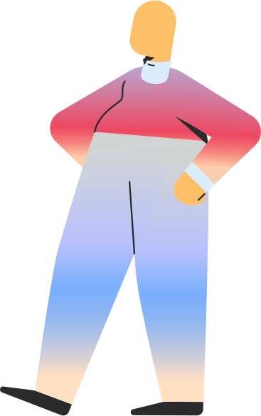 chubby adult standing PNG, SVG