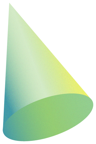 green cone shape PNG, SVG