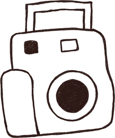 Instant photo camera PNG、SVG