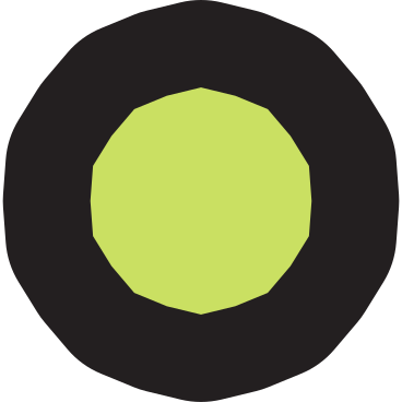Cercle décoratif vert PNG, SVG