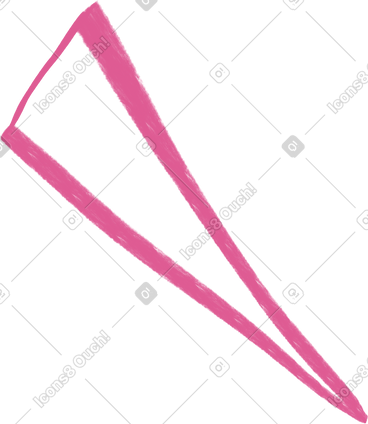 Pink  triangle PNG, SVG