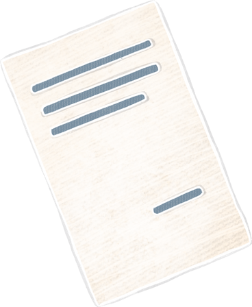 white sheet with text PNG, SVG