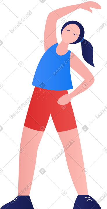 做运动的女人 PNG, SVG