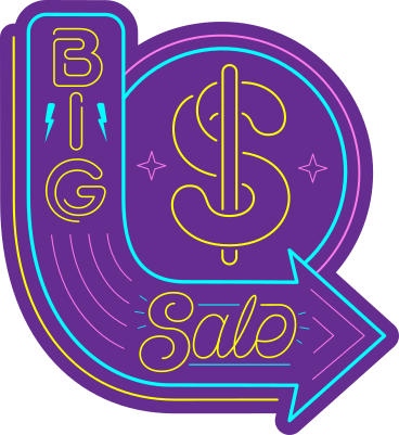 lettering big sale on the vintage neon sign text PNG, SVG