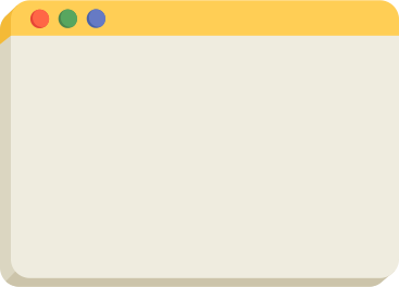yellow web browser PNG, SVG
