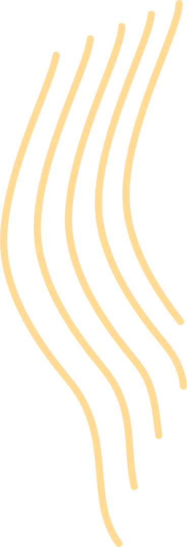 黄色の波状の不均一な線 PNG、SVG