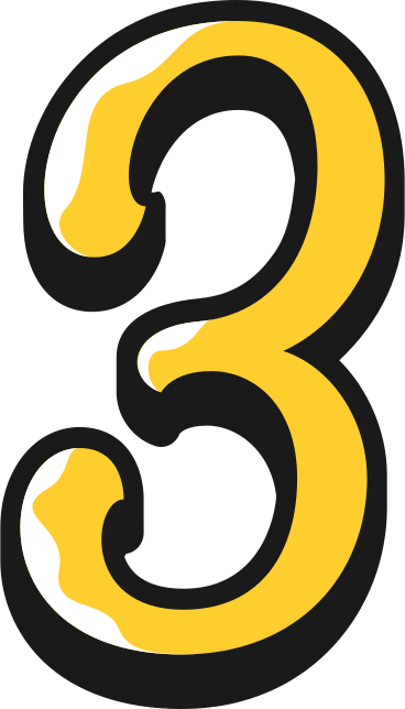 Letras tres PNG, SVG