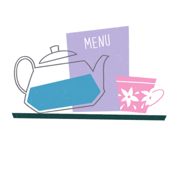 Menu and serving of drinks PNG, SVG