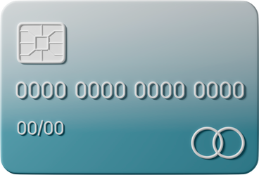 Blaue bankkarte PNG, SVG