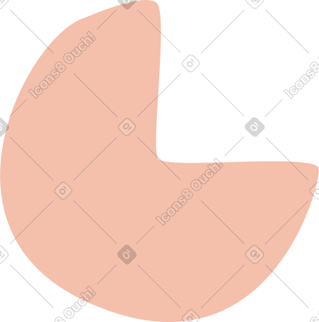 pink pie chart PNG, SVG