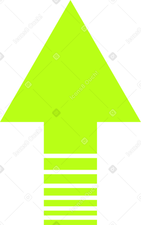 Flèche verte PNG, SVG