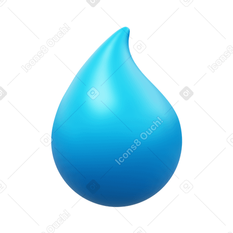 3D water PNG, SVG
