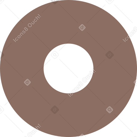 ring brown Illustration in PNG, SVG