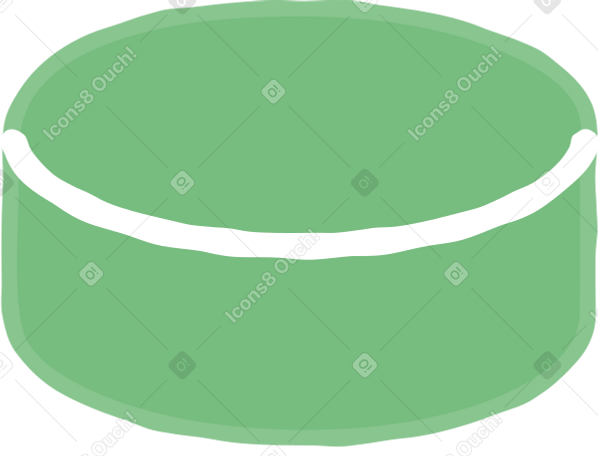 зеленая секция в PNG, SVG