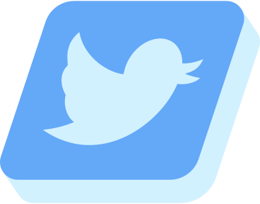 twitter blue button PNG, SVG