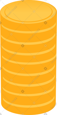 latge stack of gold coins PNG, SVG