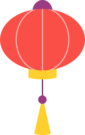 chinese red lantern Illustration in PNG, SVG