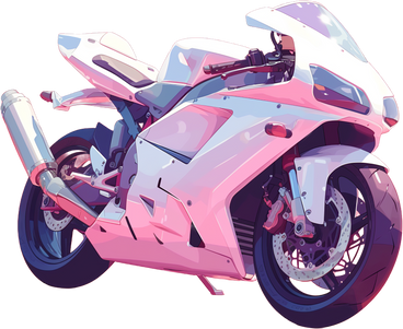 White motorcycle PNG、SVG