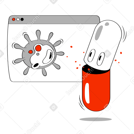The virus Illustration in PNG, SVG