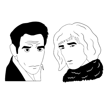 Zoolander and Hansel having a face off  PNG, SVG