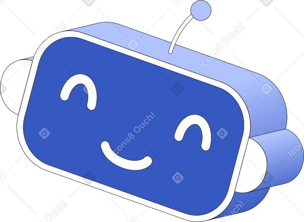 Robot chat PNG, SVG