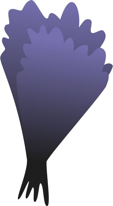 Bündel lila kräuter PNG, SVG