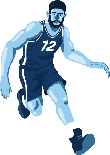 basketball player PNG, SVG