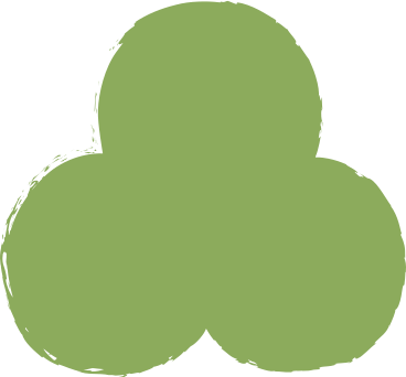 Dark green trefoil PNG、SVG