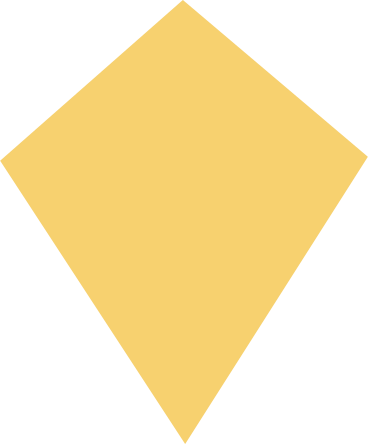 Yellow kite PNG、SVG