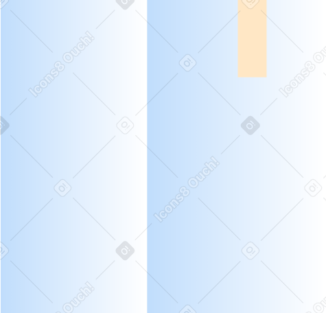 Blue box with gradient Illustration in PNG, SVG