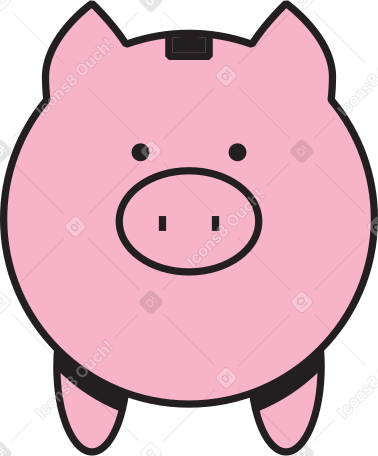 piggy bank Illustration in PNG, SVG