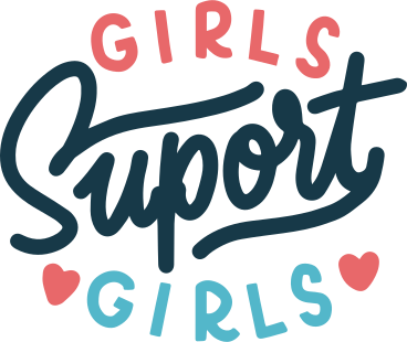 Girls support girls в PNG, SVG
