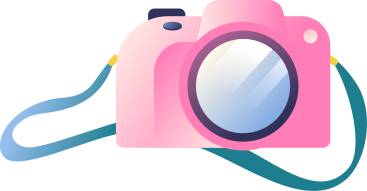 camera with strap PNG, SVG