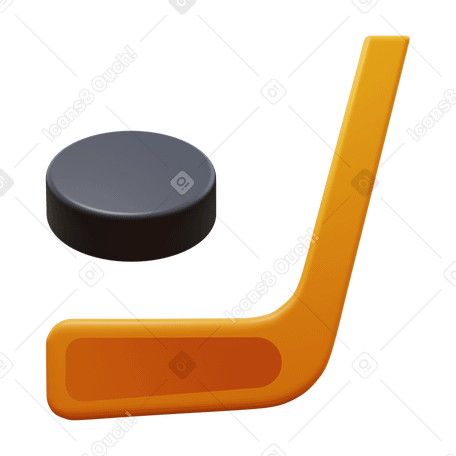 3D hockey в PNG, SVG