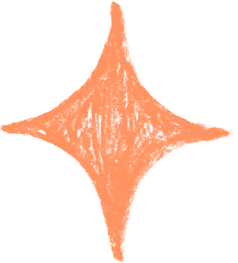 orange star PNG, SVG