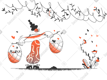 Picking mushrooms PNG, SVG