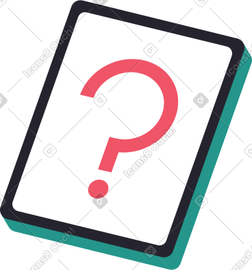 Question button PNG, SVG