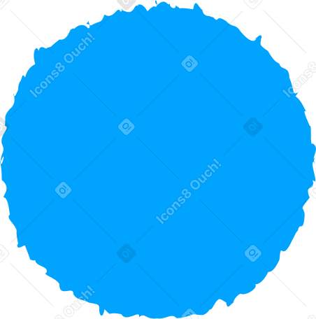 circle sky blue Illustration in PNG, SVG